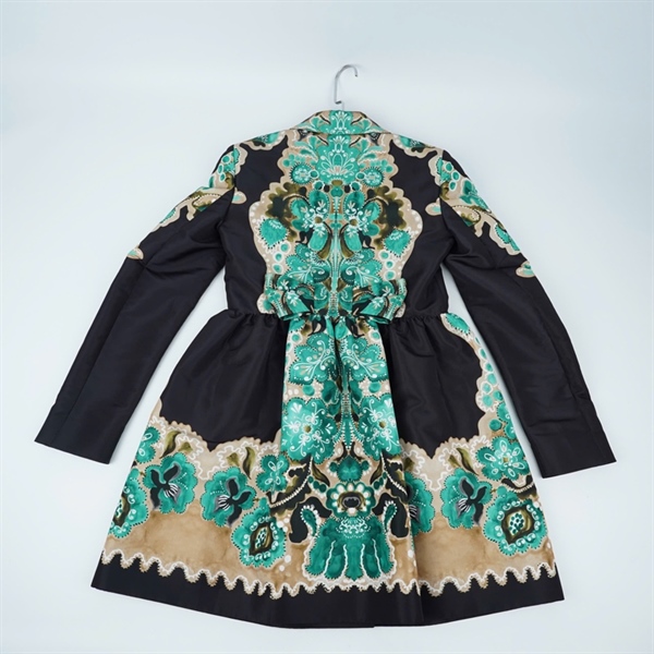 Áo khoác Valentino xanh họa tiết (PN) KG+