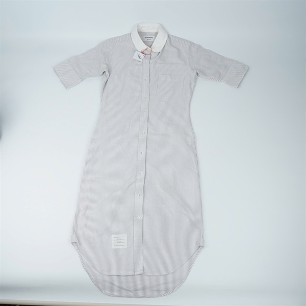 Đầm Thom Browne trắng sọc (PN) KG+