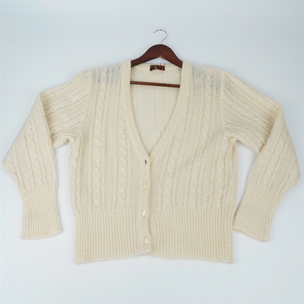 Áo khoác YSL cardigan trắng (PN) KG+