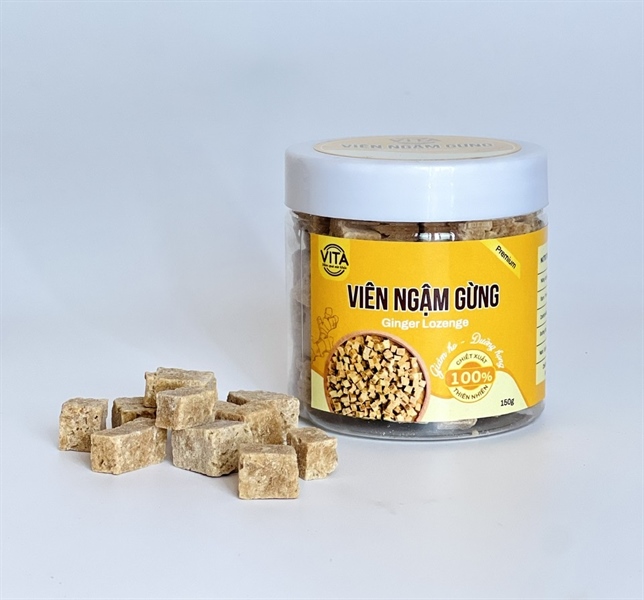 VIÊN NGẬM GỪNG VITA 100G