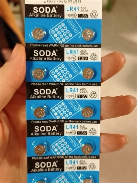 Vỉ 10 Viên Pin Cúc AG3 LR41