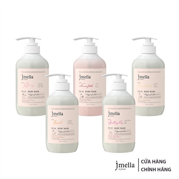Sữa Tắm Hương Nước Hoa Jmella In France Body Wash 500ml - NO4