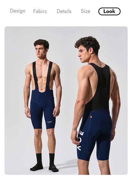 Quần Yếm Đạp Xe Nuova Luna Bib Pants Navy Blue MEN chính hãng Valore Monton đường dài 200km chất liệu nhập khẩu Itali