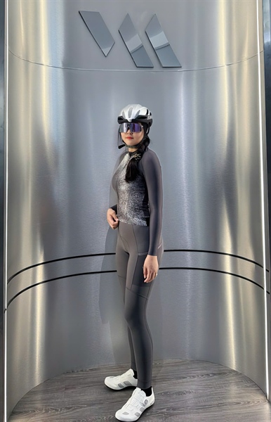 Quàn dài đạp xe Sutasoroi Bib Tights Cloudy Grey Women Chính hãng VALORE