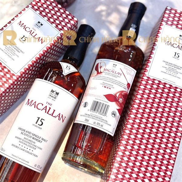 Macallan 15 Double Cask Collection 700 ml - hình mô tả 2