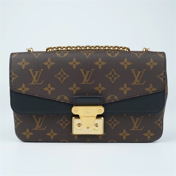 Túi LV Marceau hoa nâu viền đen sz25 (L-N) KG+