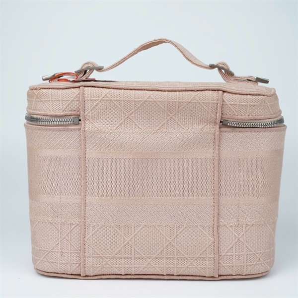 Túi Dior Vanity hồng (06-BO-0290) sz24 (L-N) KG+