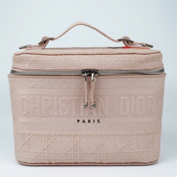 Túi Dior Vanity hồng (06-BO-0290) sz24 (L-N) KG+