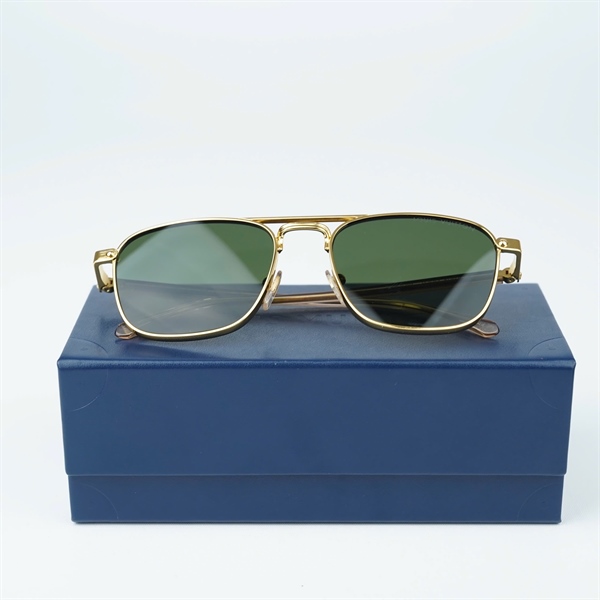 Kính LV xanh viền vàng 2 cầu Z2021U 948 (56-18-145) (L-N) KG+