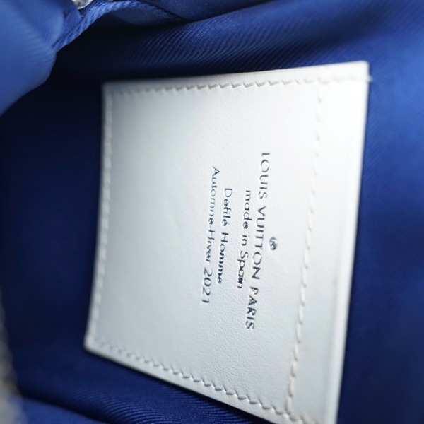 Túi LV đeo chéo xanh chữ trắng sz11 (L-N) KG+