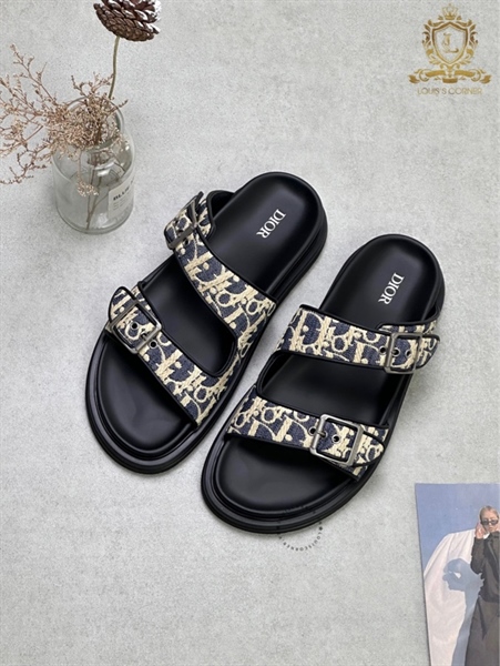 Sandal Dior Aqua denim oblique beige