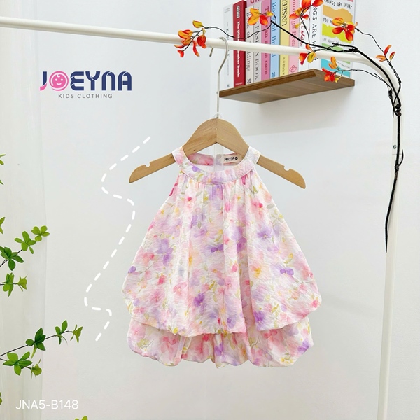 BG Bộ sát nách bông hoa đủ màu hồng ( 80-130)