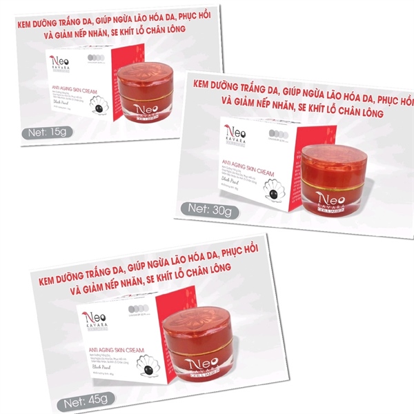 Kem Neo Karava dưỡng trắng da, giúp ngừa lão hóa da, phục hồi và giảm nếp nhăn, se khít lỗ chân lông