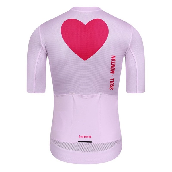 Áo đạp xe ngắn tay nữ PINK HEART chính hãng Monton 124111062
