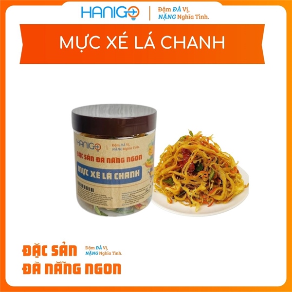 Mực Xé Lá Chanh - Hũ 140g