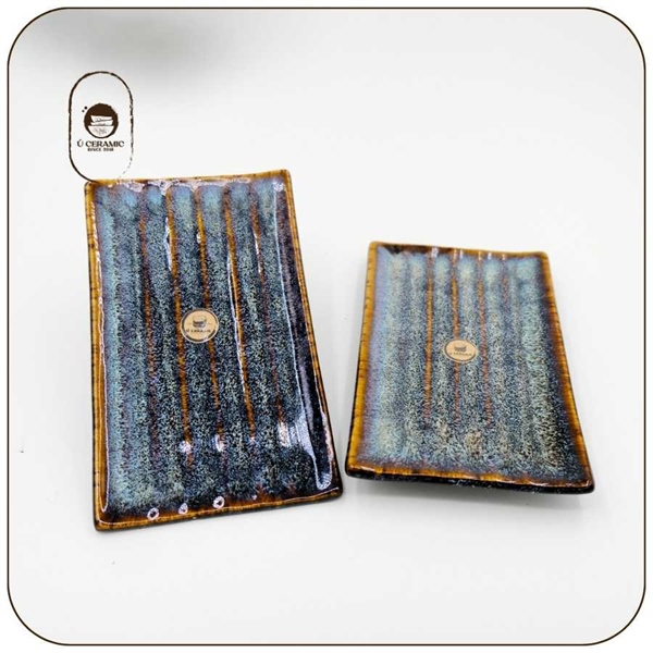 Dĩa Chữ Nhật Phẳng