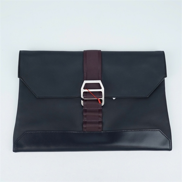 Túi Hermes Clutch đen sz32 (TL) KG+