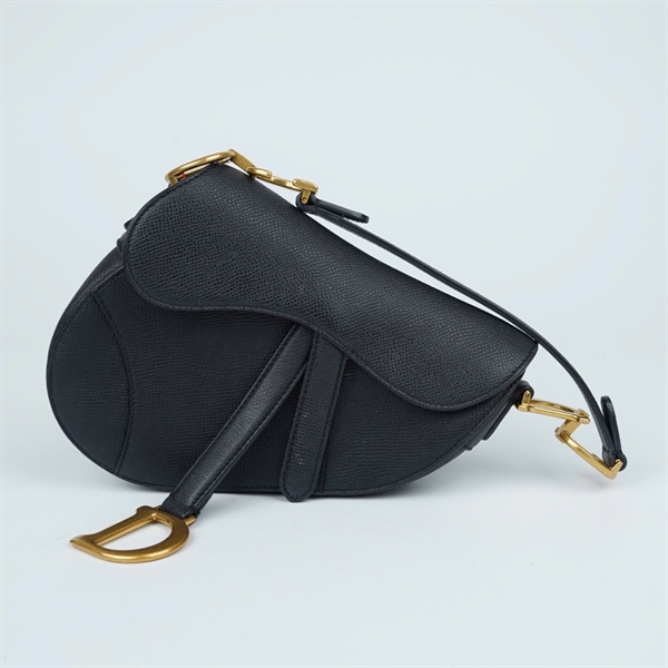 Túi Dior Saddle đen (09-MA-0211) sz12-17 (TL) KG+