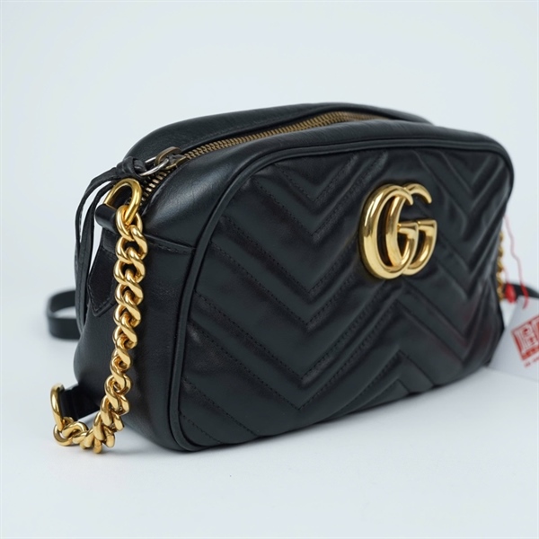 Túi GG Marmont đen (447632-204991) sz24 (TL) KG+