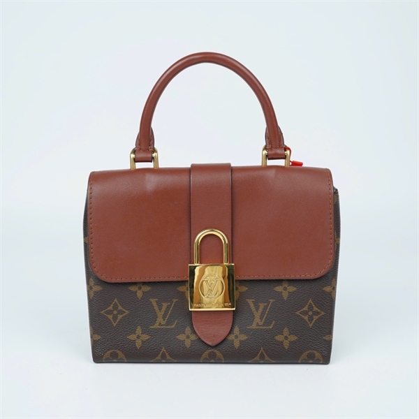 Túi LV Locky hoa nâu nắp nâu sz19 (TL) KG+