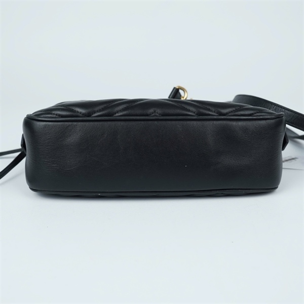 Túi GG Marmont đen (447632-204991) sz24 (TL) KG+