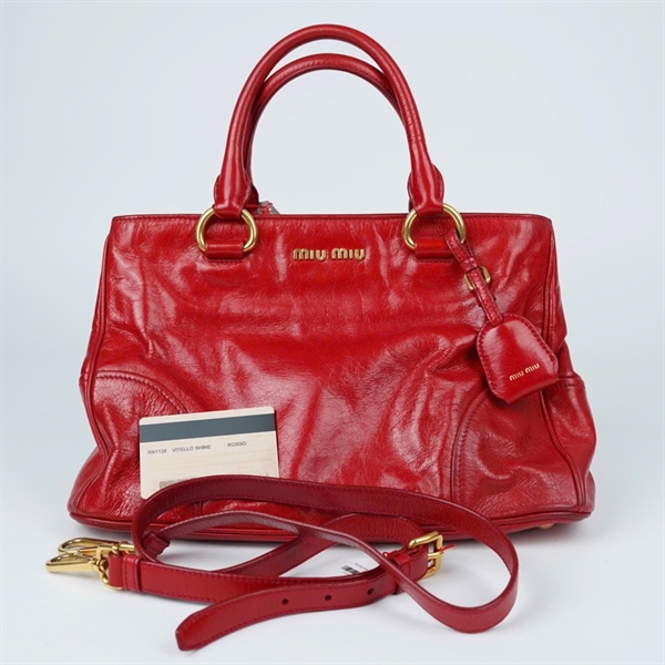 Túi Miu Miu đỏ sz33 (TL) KG+