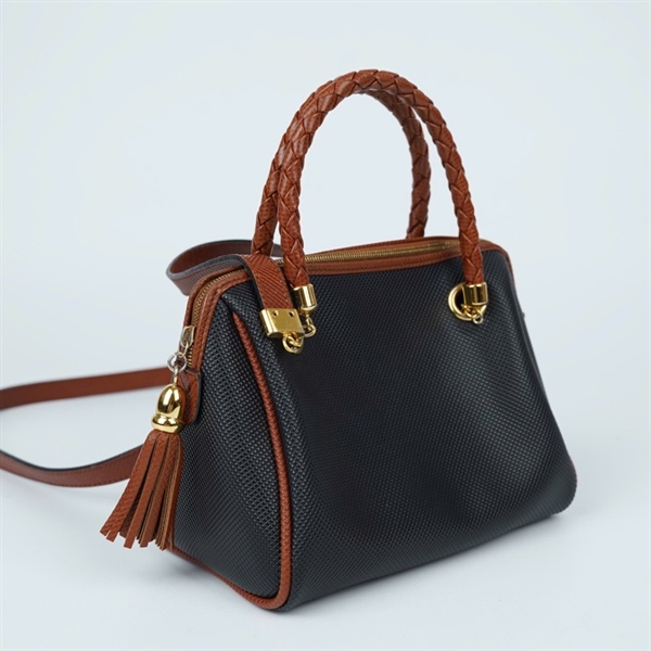 Túi Bottega quai nâu đen sz19 (TL) KG+