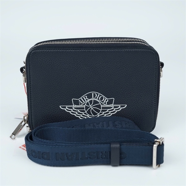 Túi Dior đeo chéo xanh (16-BO-0220) sz17 (TL) KG+