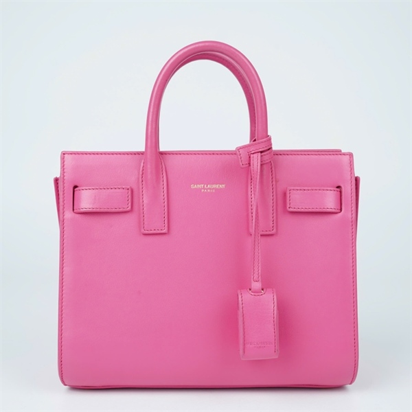 Túi YSL Sac De Jour hồng kèm ổ+ 2 chìa sz22 (TL) KG+