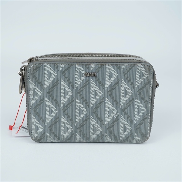 Túi Dior đeo chéo xám (14-BO-0212) sz17 (TL) KG+