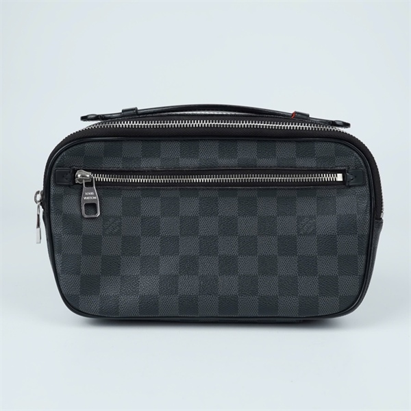 Túi LV Bumbag ô vuông đen sz24 (TL) KG+