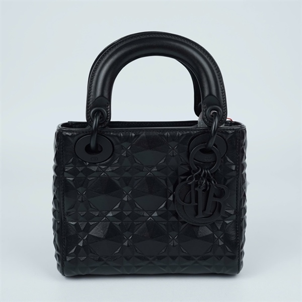 Túi Dior Lady đen kim cương (18-MA-0252) szmini (TL) KG+