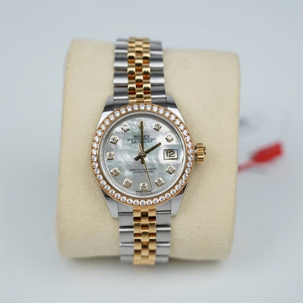Đồng hồ Rolex mặt viền kim-kim zin (L0R98251) sz30.9 (HC) KG+