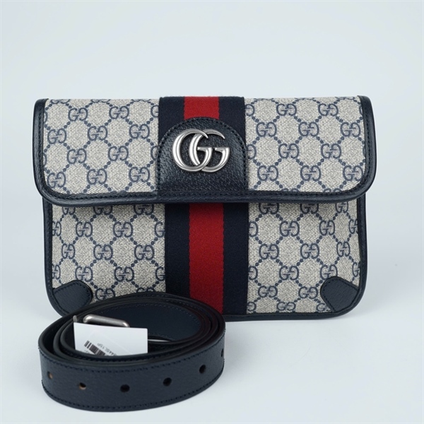 Túi GG Bumbag xám (674081-525040) sz24 (TL) KG+