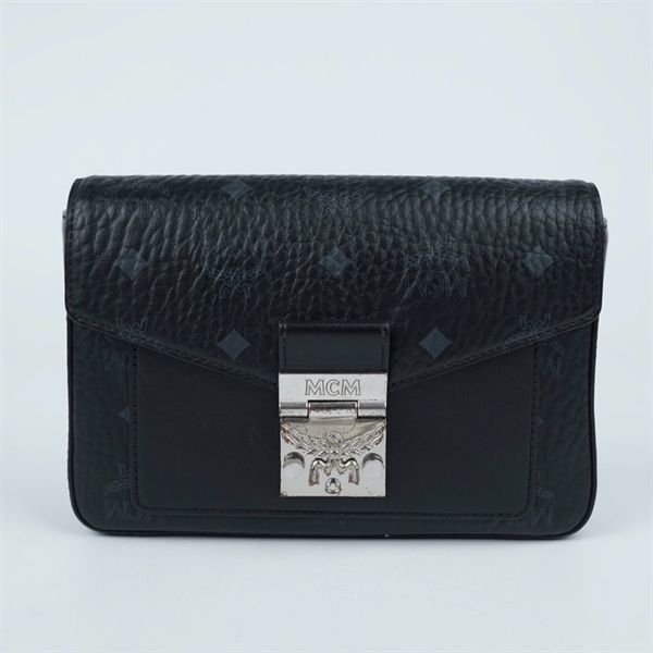 Túi MCM đen sz20 (TL) KG+