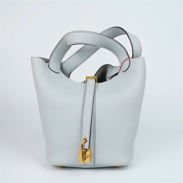 Túi Hermes Picotin xanh mint stamp Z kèm lót form sz18 (TL) KG+