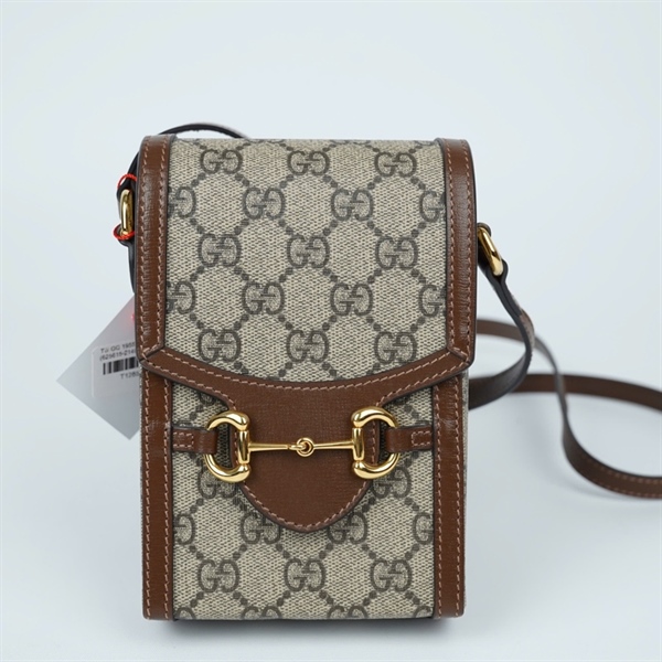 Túi GG 1955 Phone Box xám (625615-2149) sz11 (TL) KG+