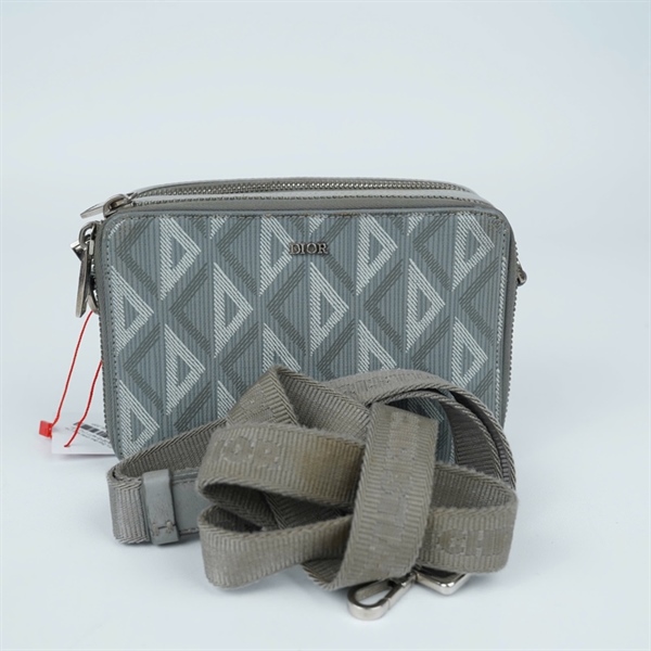 Túi Dior đeo chéo xám (14-BO-0212) sz17 (TL) KG+
