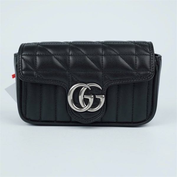 Túi GG Marmont đen (476433-562600) sz16 (TL) KG+