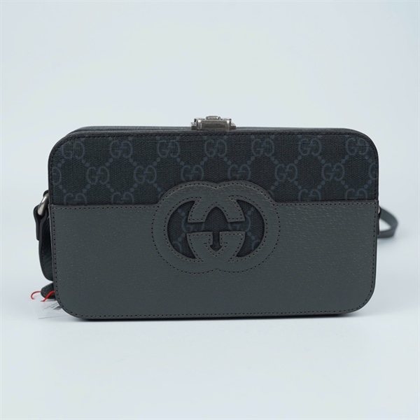 Túi GG cốp đen xám (525341-584016) sz20 (TL) KG+