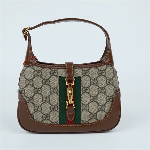 Túi GG Jackie 1961 xám (637092-525040) sz19 (TL) KG+