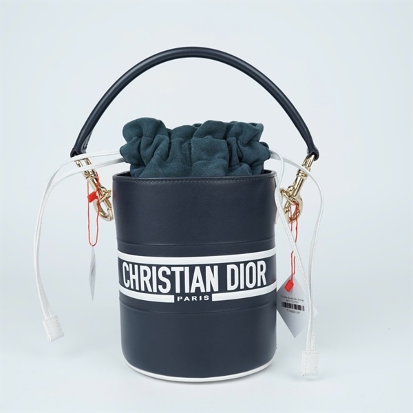 Túi Dior Bucket đen 2 strap sz14 (TL) KG+