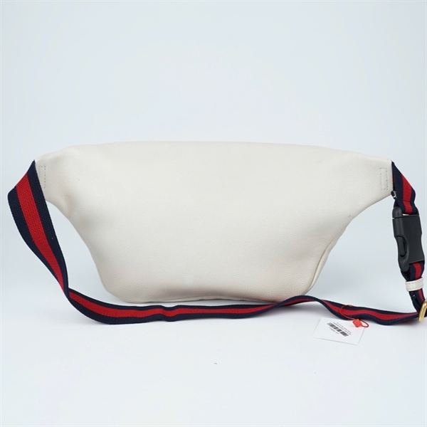 Túi GG Bumbag trắng (493869-525040) sz23x38 (TL) KG+
