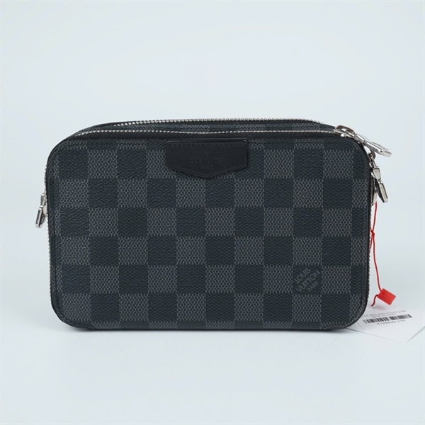 Túi LV đeo chéo ô vuông đen sz18 (TL) KG+