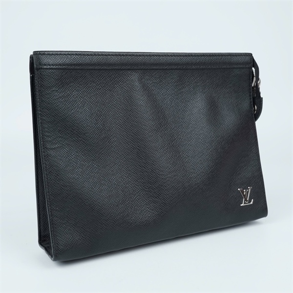 Túi LV Clutch đen sz26 (TL) KG+