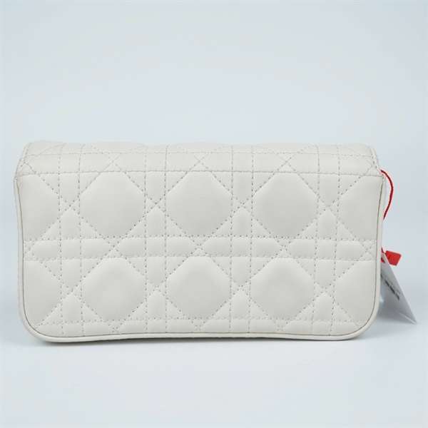 Túi Dior Talk Phone trắng (86-MA-0254) sz18 (TL) KG+