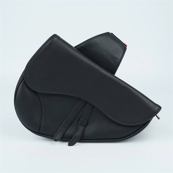Túi Dior Saddle đen (06-BO-0179) sz19-26 (TL) KG+
