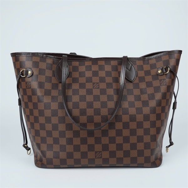 Túi LV Neverfull ô vuông nâu kèm ví sz32x45 (L-N) KG+