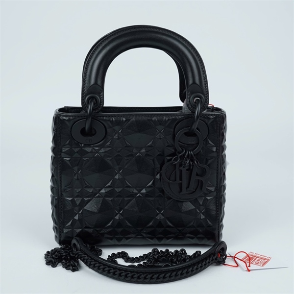 Túi Dior Lady đen kim cương (18-MA-0252) szmini (TL) KG+