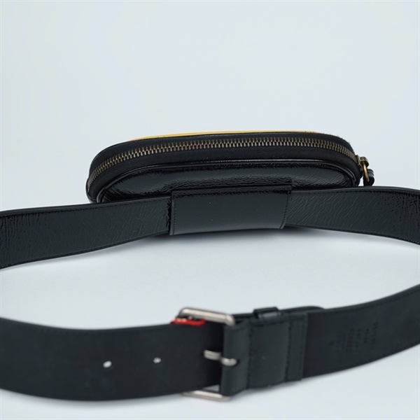 Túi GG Bumbag chữ vàng (529423-562600) sz16 (TL) KG+